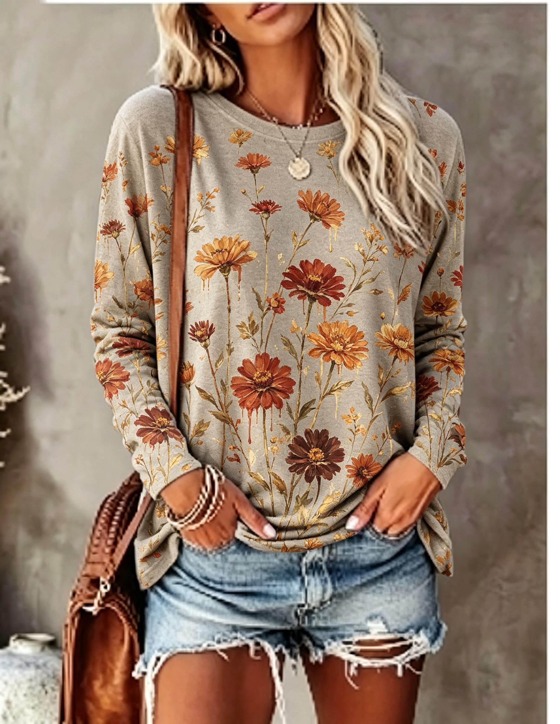 Damen Langarm-T-Shirt mit Ölge – Winter Clothing For Women Bewertung und Preis